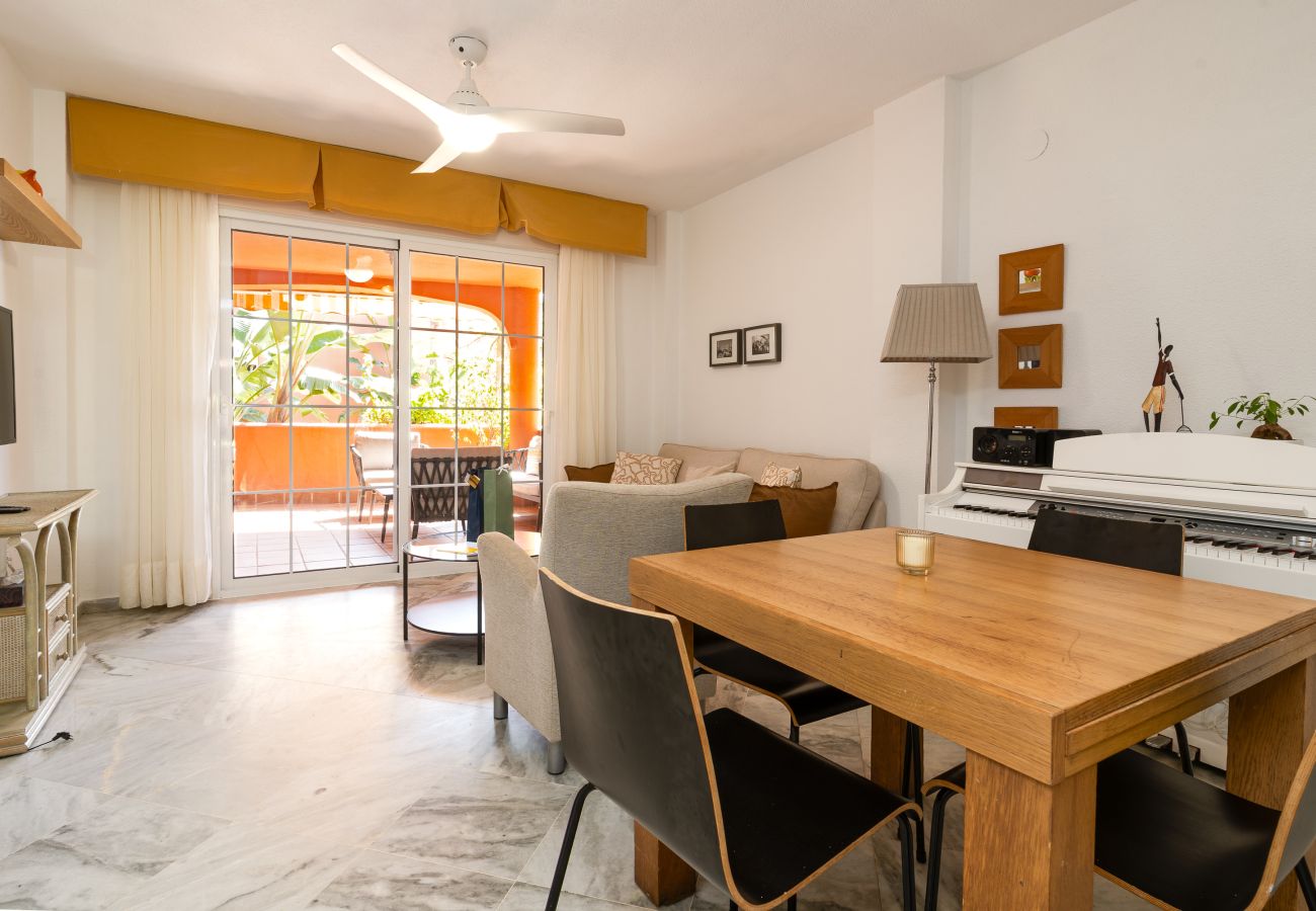 Apartamento en Marbella - Alvarito Playa apartamento de tres dormitorios al lado de la playa