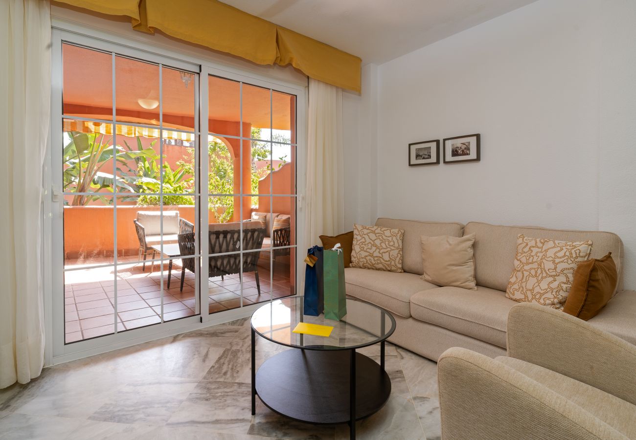 Apartamento en Marbella - Alvarito Playa apartamento de tres dormitorios al lado de la playa
