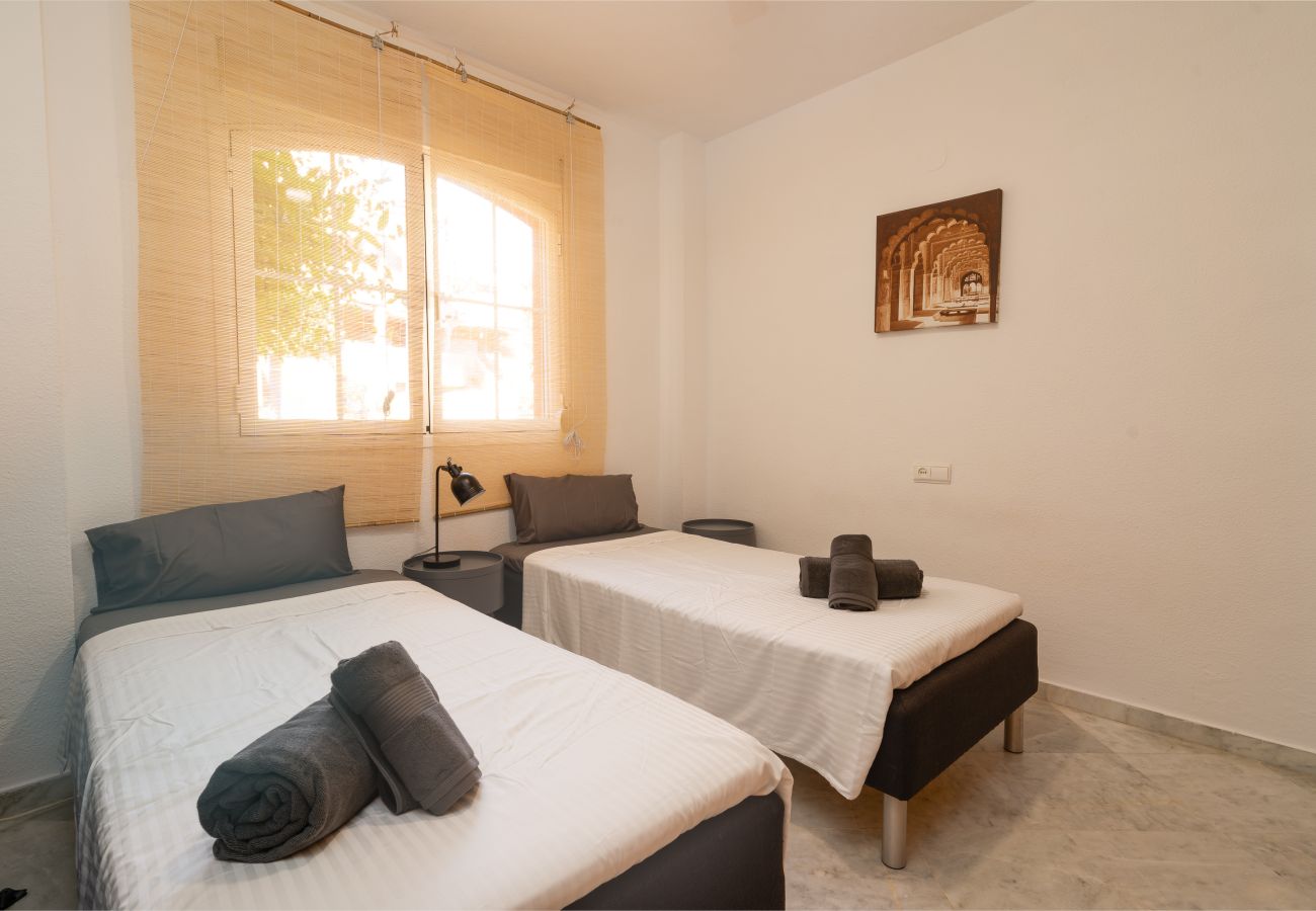 Apartamento en Marbella - Alvarito Playa apartamento de tres dormitorios al lado de la playa