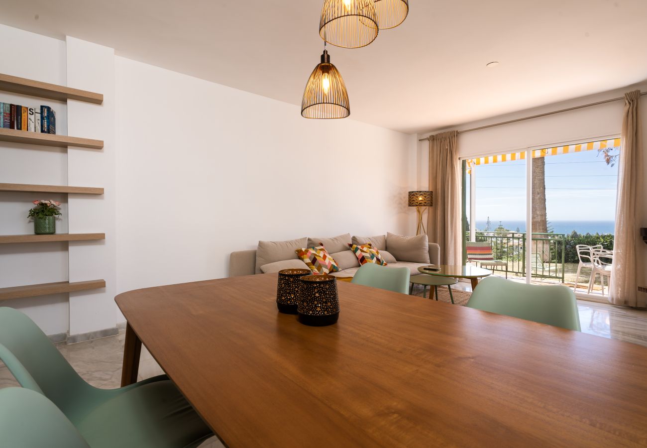 Apartamento en Mijas Costa - Mirador de Calahonda - apartamento en planta baja con impresionantes vistas al mar