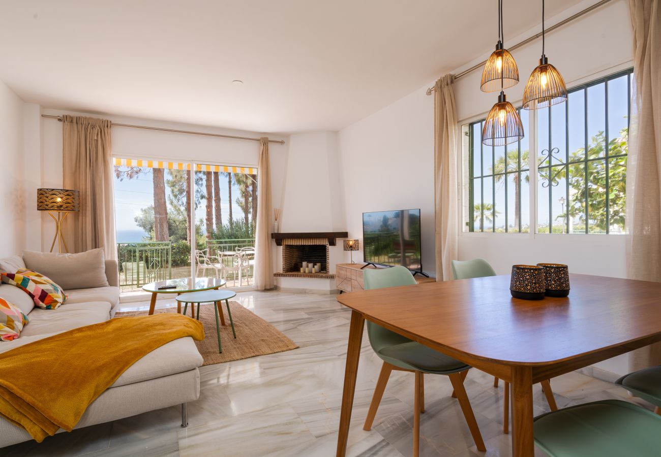 Apartamento en Mijas Costa - Mirador de Calahonda - apartamento en planta baja con impresionantes vistas al mar